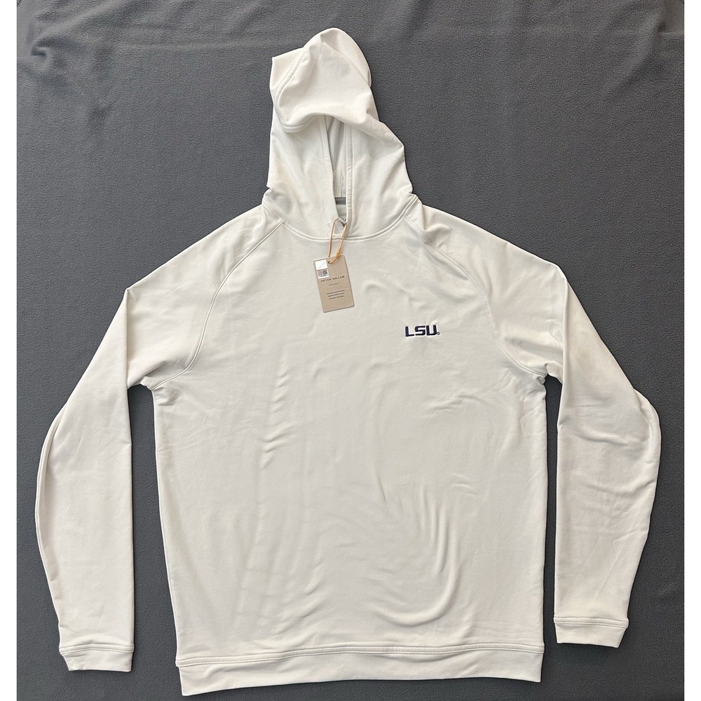 Peter Millar LSU Pine Performance Hoodie Men's Small